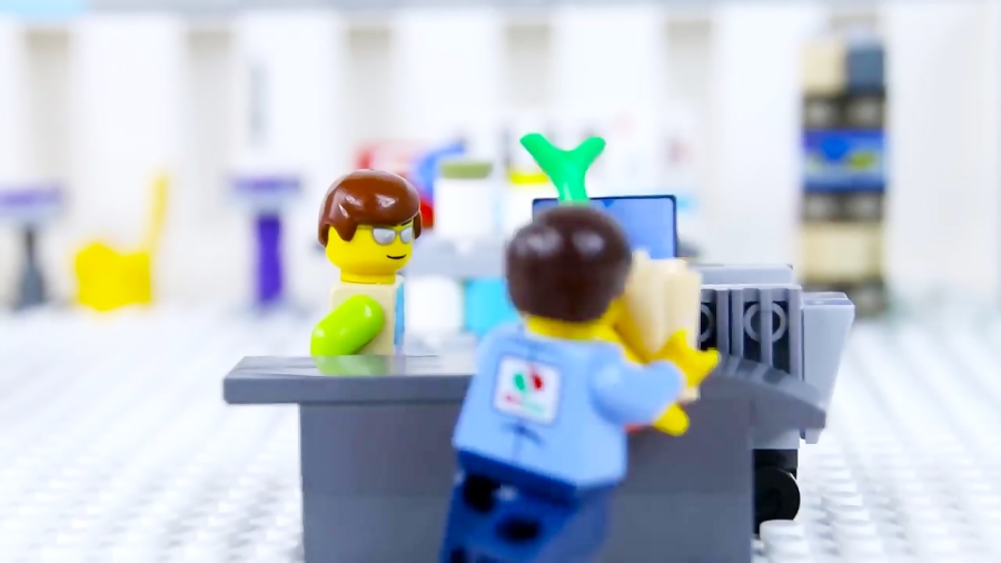 کارتون لگو آجری ها Lego Bricks - قسمت 36 - سقوط فروشگاه شهر